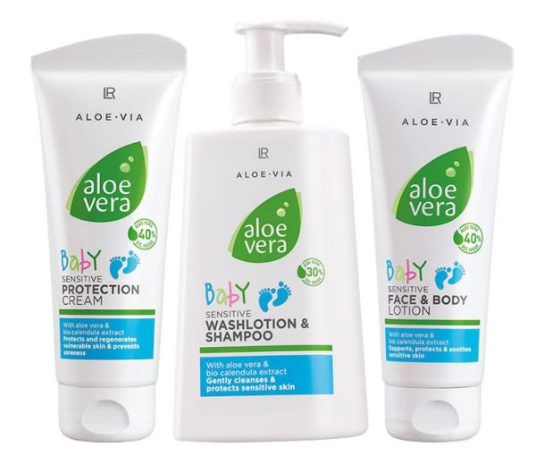 LR Комплект за грижа за бебета Baby Sensitive Aloe Via