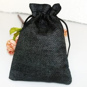 подаръчна торбичка черна